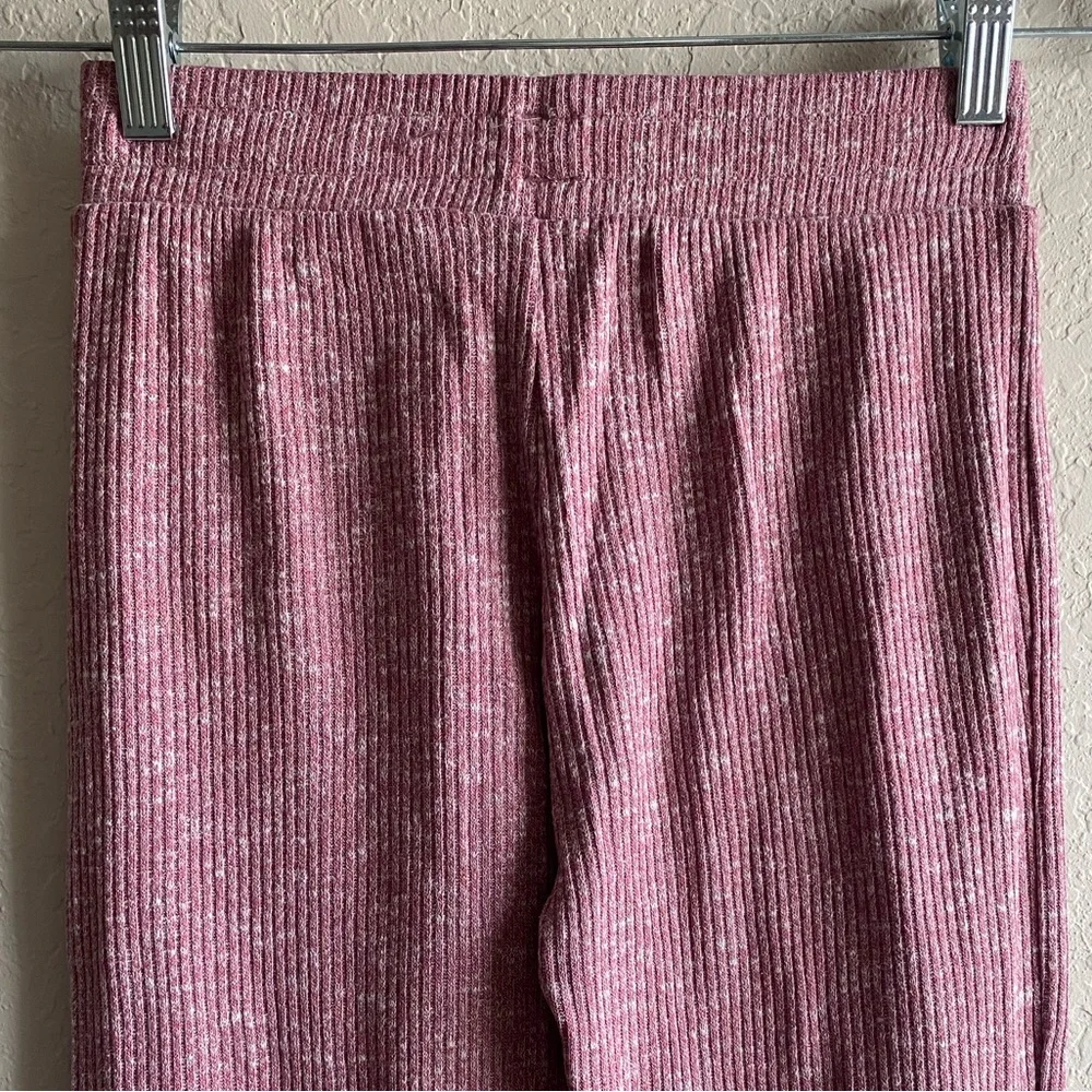 Gymshark Slounge Ribbed Jogger Leggings in Plum Marl ~ Small - Picture 6 of 7